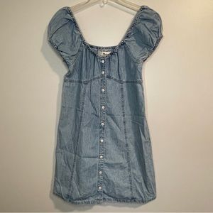 Madewell Denim Margie Mini Dress in Bevy Wash Size 0
